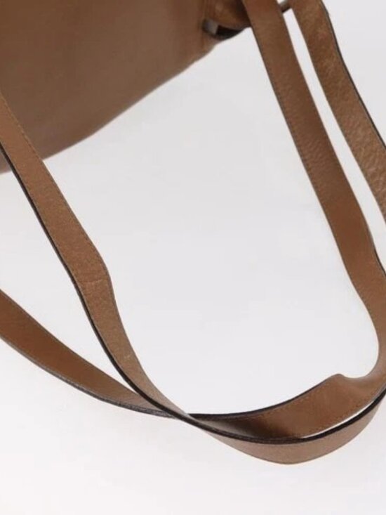Salvatore Ferragamo Backpack Leather Beige Gold Auth 152109 main image 15